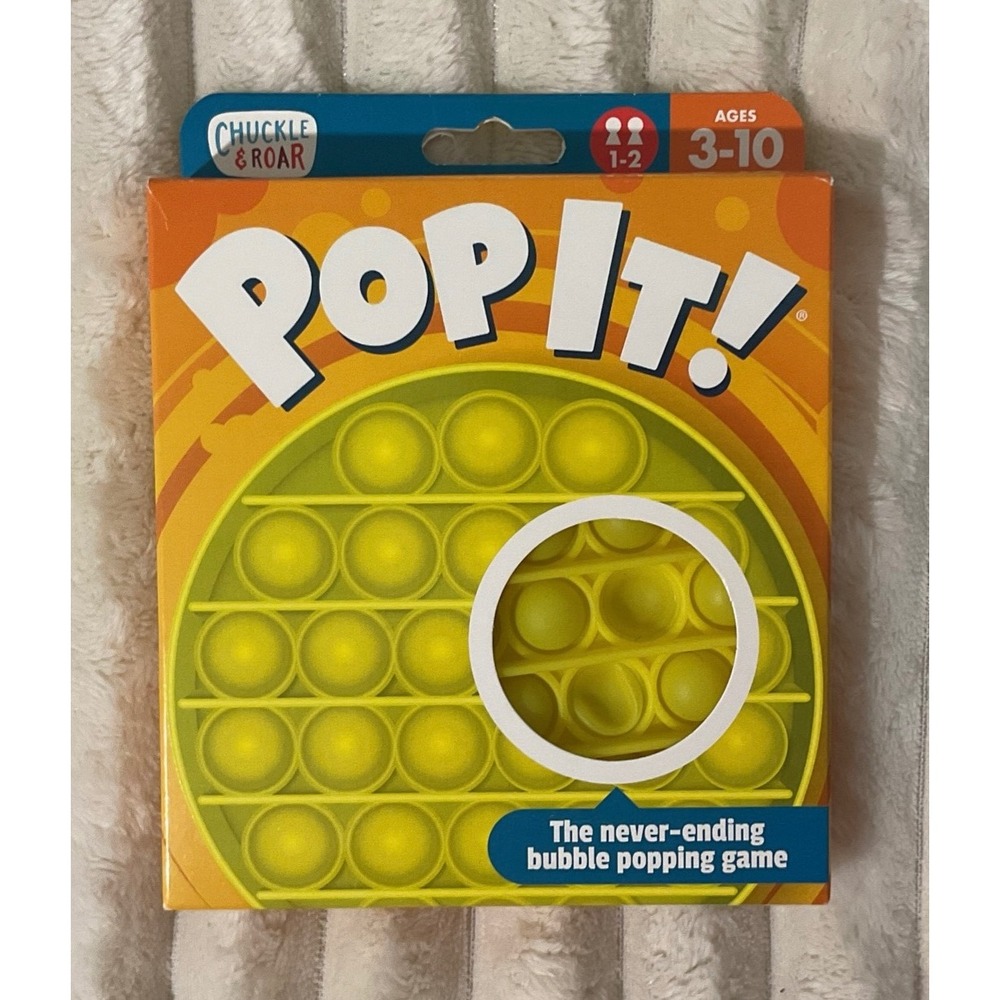 Chuckle & Roar Pop It! Round‎ Bubble Popping Sensory Fidget Game FF1-031521